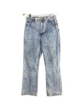 Vtg 90s Forenza Acid Wash Jeans Women’s Sz 12 High Waist Cotton Denim (32 X 30)
